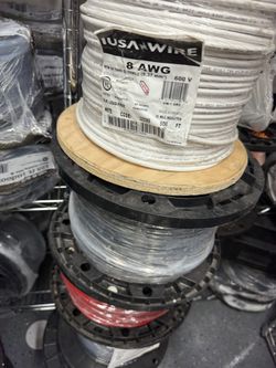 #8 Wire 500ft THHN Single Stranded Copper Cable (price Of Each )