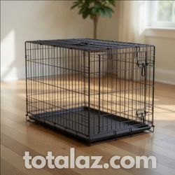 Metal Wire Dog Crate 30"