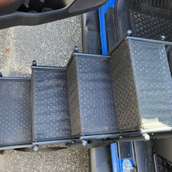 Light Weight Auto Car Home  Pet Dog Ramp Stairs Steps Stair Step Folding Like New
