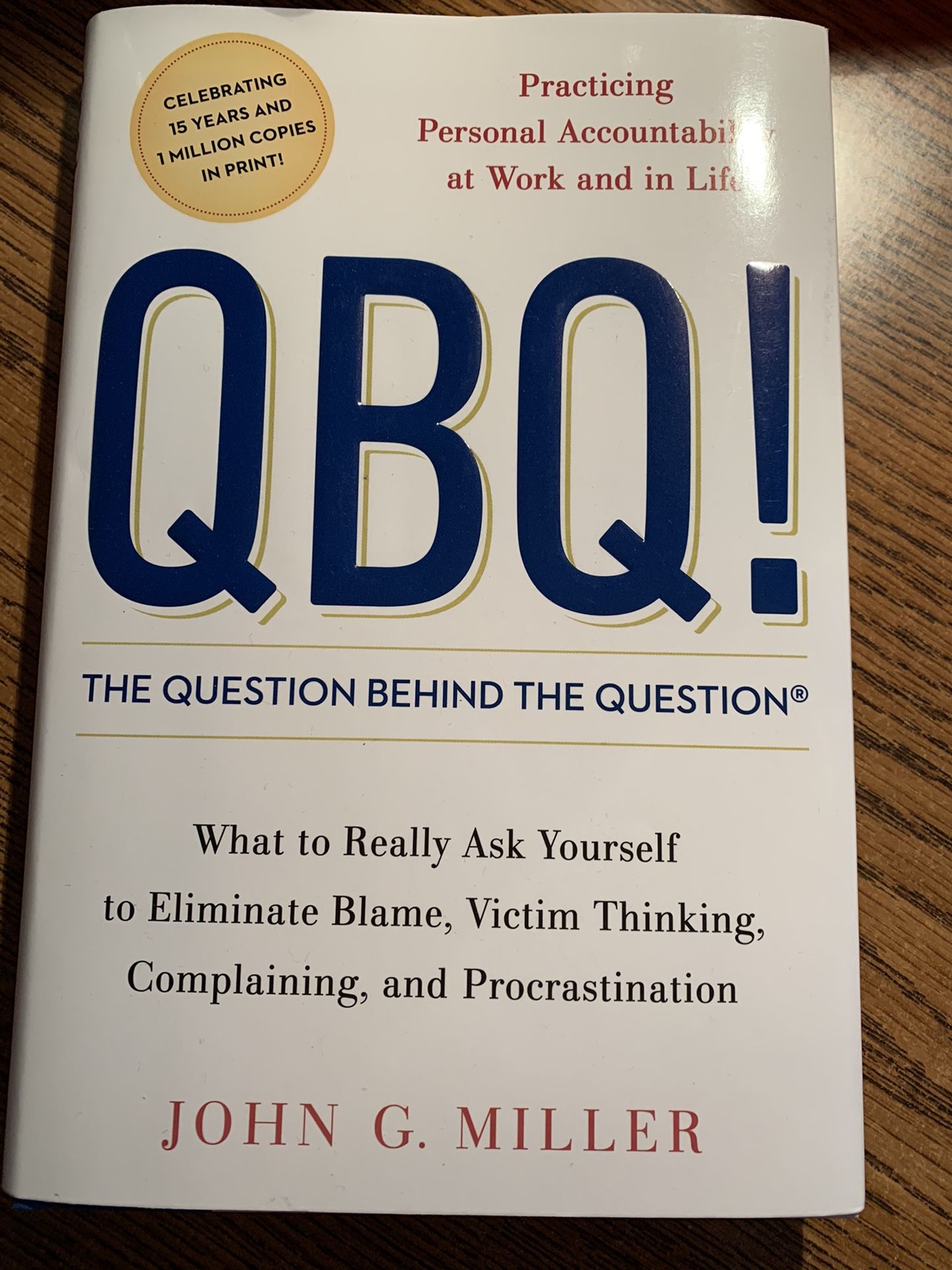 QBQ Hardcover Book by John G Miller