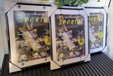 4 Pack Sports Magazine Frames Displays / Art Frames