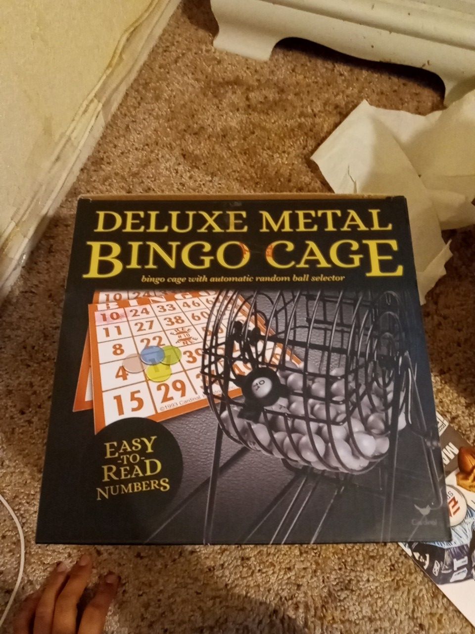 Deluxe metal bingo cage