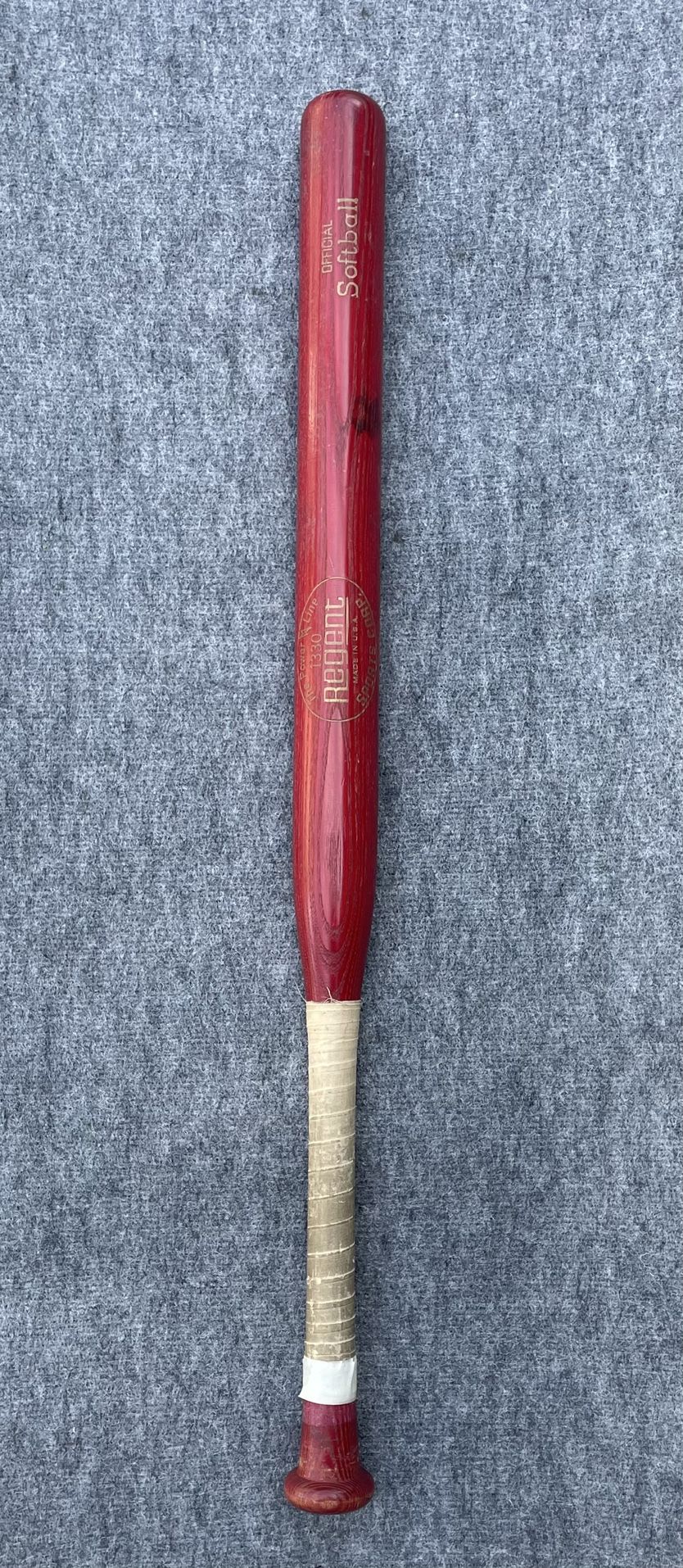 Vintage Regent Sports Corp. The Power Line Made In The USA 1330 Red Softball Bat