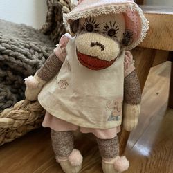 Vintage Sock Monkey