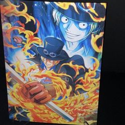 One Piece 3D Lenticular Anime Poster 