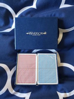 New 2pk Warrior Playing Cards