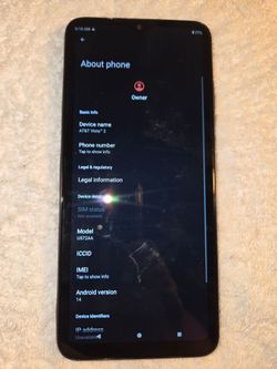 AT&T Vista or AT&T Vista 2 prepaid Android smartphone
