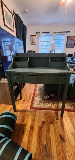 5 Drawer Writing Desk Blue Ashely Furniture