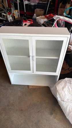 White shelf