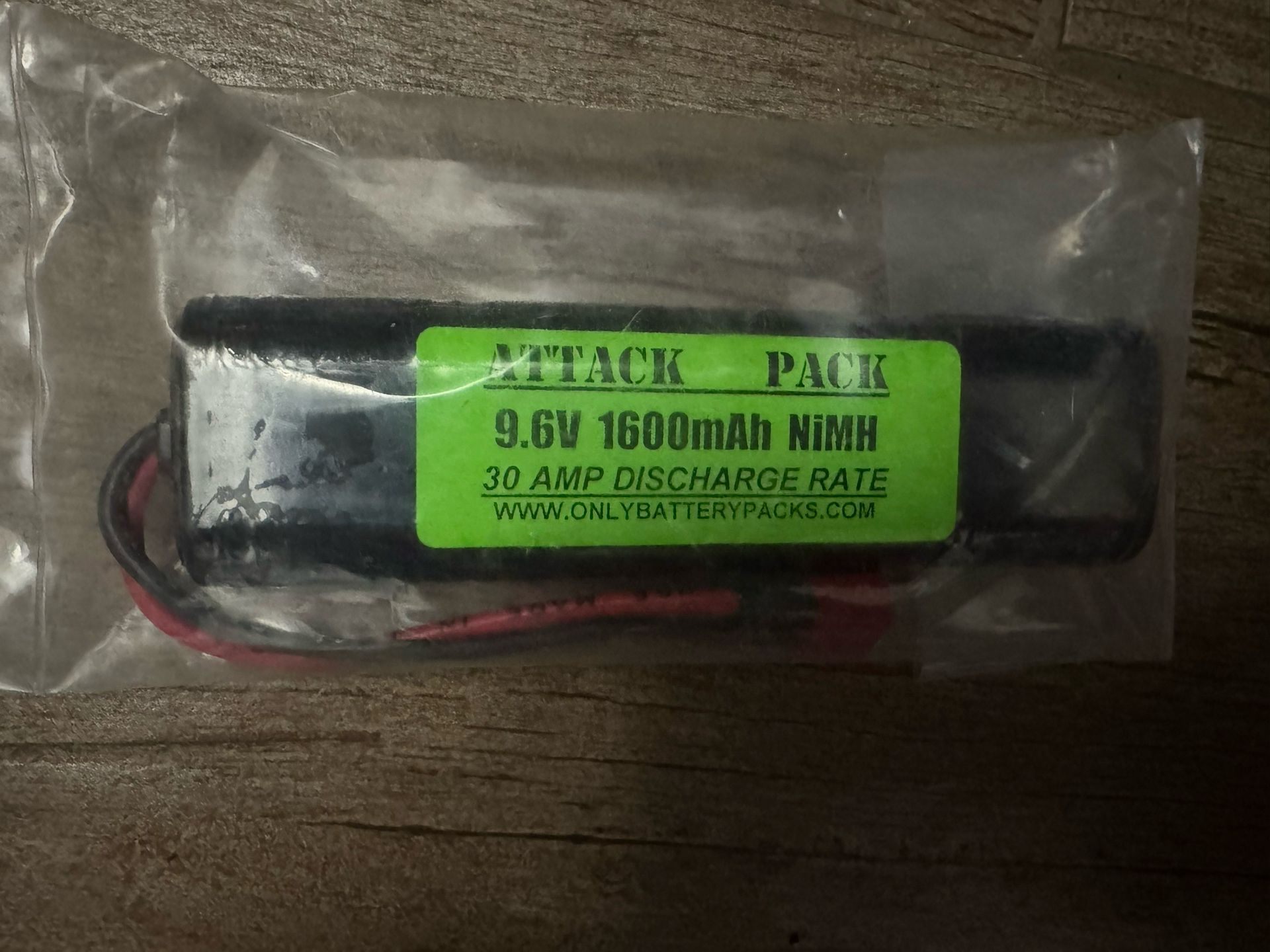 9.6v 1600mAh NiMH Battery Pack