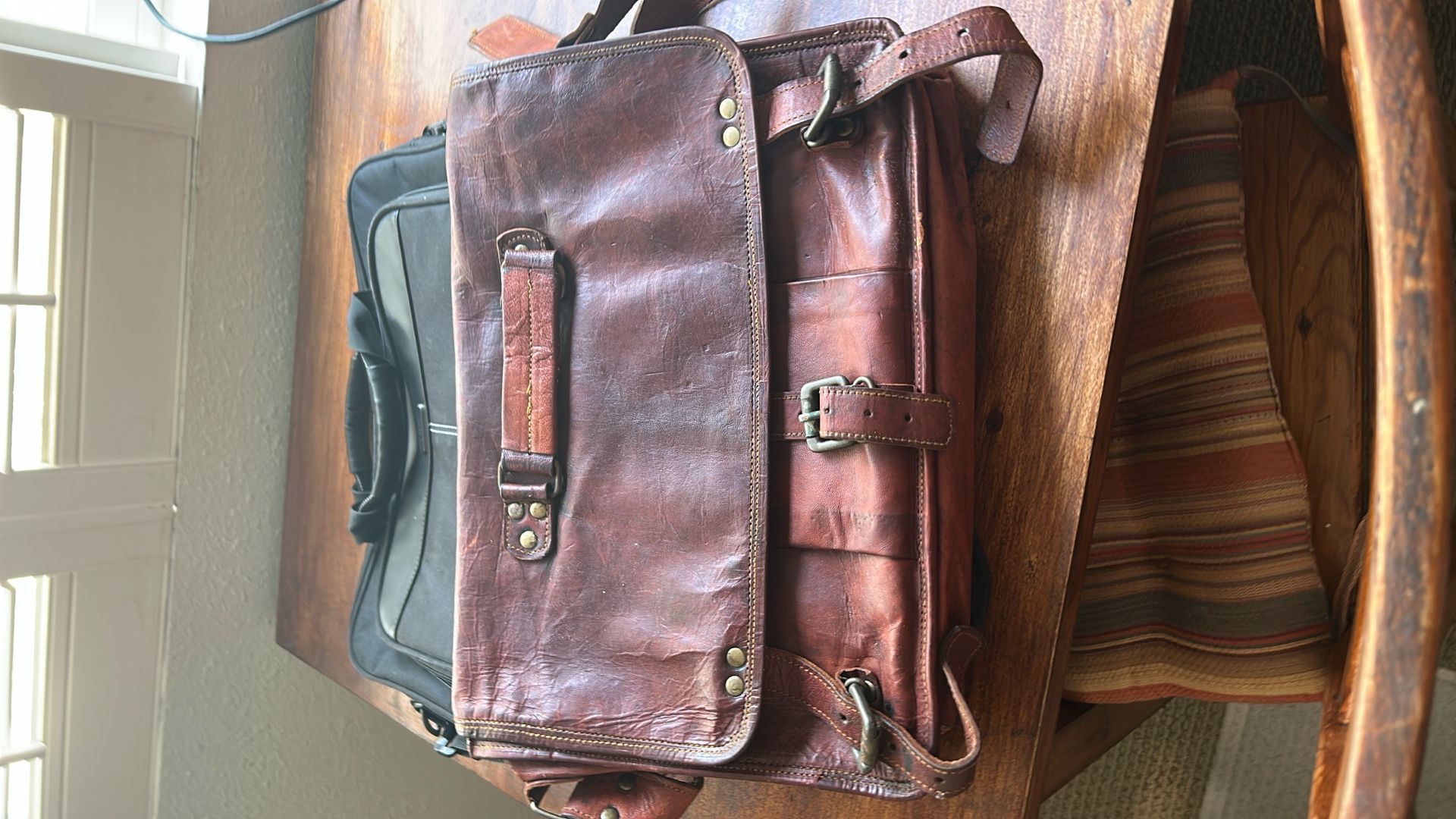 Two Computer/Briefcase/Satchel one is leather