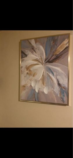 Flower wall decor pic
