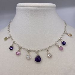 925 Multi Stone Necklace 