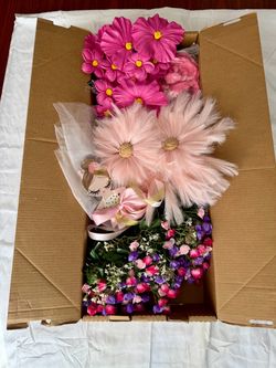 Pink/White Artificial Flower Bundle/ Event Decor