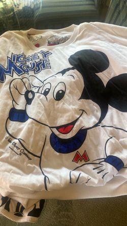 Vintage (1980s) reversible Disney Puffer Sweatshirts