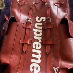 Louis Vuitton Supreme Backpack Red for Sale in Las Vegas NV OfferUp