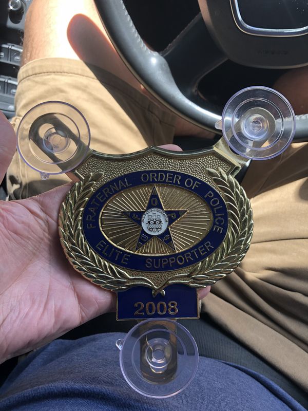 FOP Police Shield for Car for Sale in Lyndhurst, NJ OfferUp