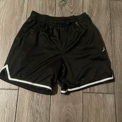 non-worn Jordon shorts black and white color way non-worn