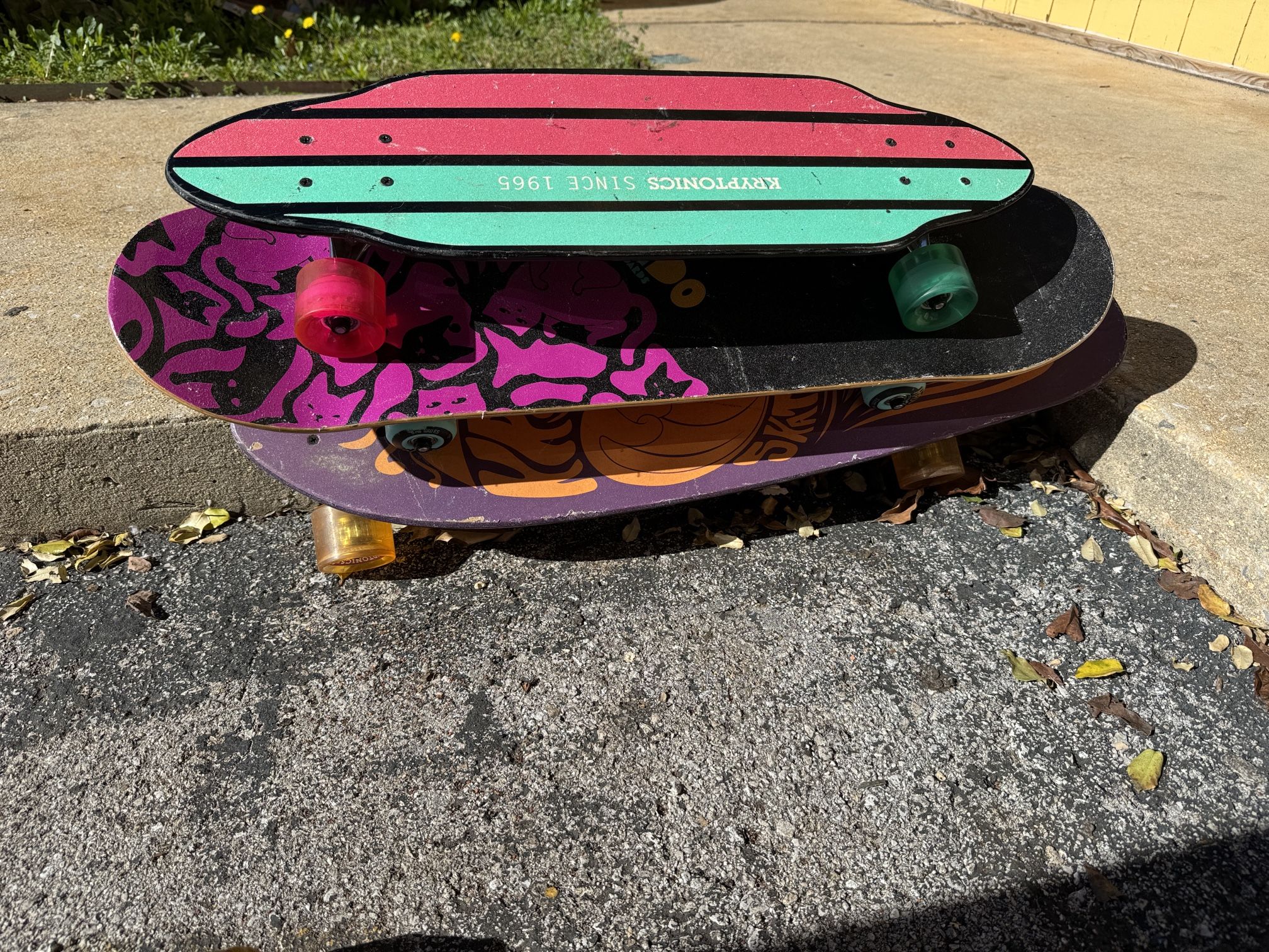 Long Board Skateboard (x3)