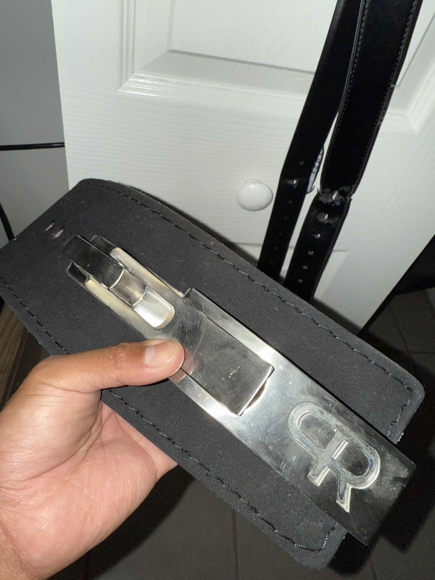 Personal Record Larry Wheels Powerlifting Belt (small)