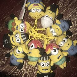 Minion Plush Keychains