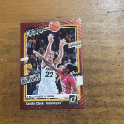 2024 CAITLIN CLARK RED FOIL HIGHLIGHTS CARD