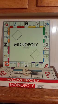 Vintage 1974 Monopoly Board Game With All Original Pieces
