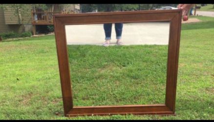 Wooden Dresser Mirror