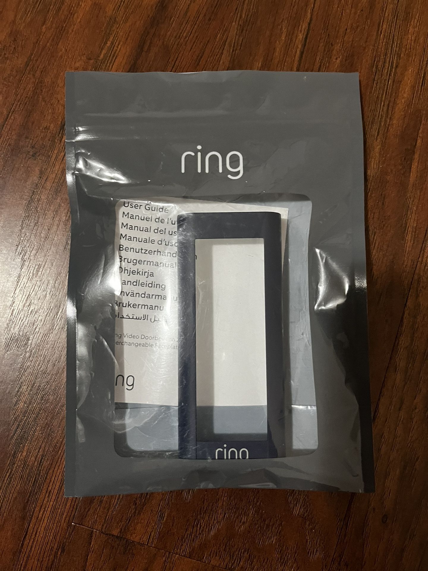 Ring Wired Doorbell Plus Faceplate Blue