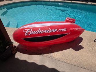 Blow up ok budweiser blimp