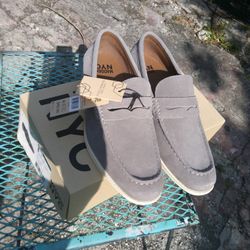 BRAND NEW MENS MNYC CLAY LOAFER LEATHER UPPER SIZE 7/8