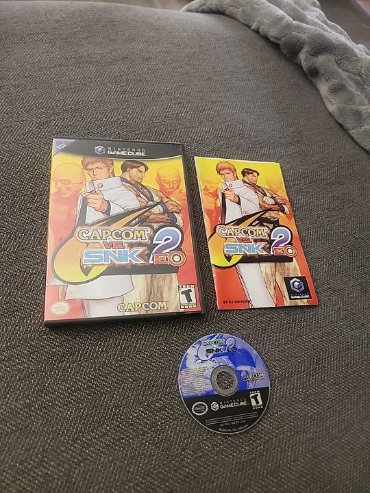 Capcom Vs SNK 2 EO Nintendo Gamecube Complete