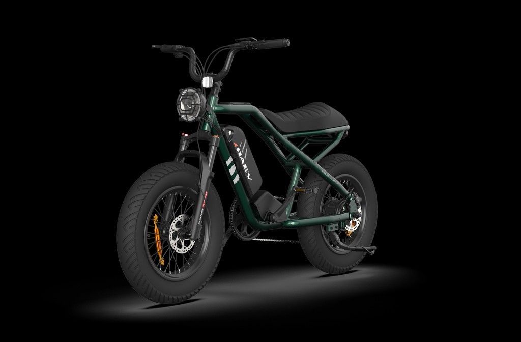 Raev Bullet V2 Electric Bike New In Box Yellow Green And Black Available $1499msrp