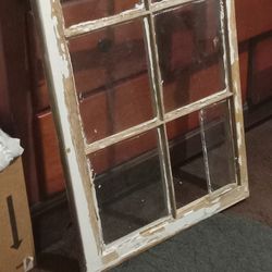 Old Windows With Glass Intact