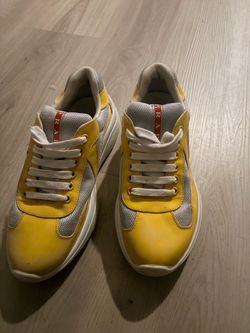 Prada America's Cup Sneakers Yellow