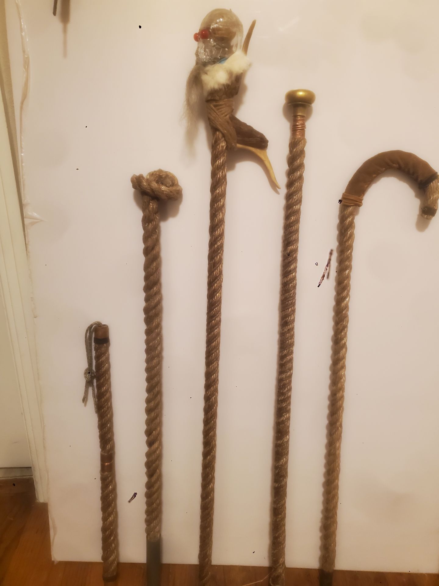 Custom Hemp rope canes & more
