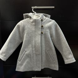 Old Navy Light Grey Peacoat Size 3T