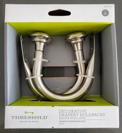 Brand new Threshold decorative drapery hold backs