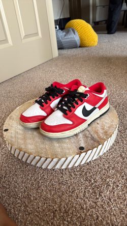 Nike Dunk Low Red White Sneakers