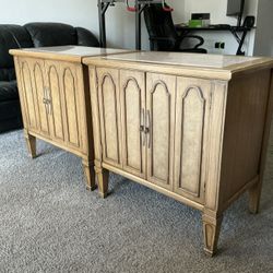 MegMade Vintage Nightstand Set (Set of 2) Original price 1800 $, selling for 600$