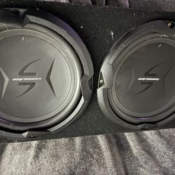 Lightning Audio LO-2X12 Dual 12” Subwoofers In A Custom Renegade Box With Amp