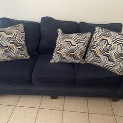 Sofa, Chair & Storage Ottoman