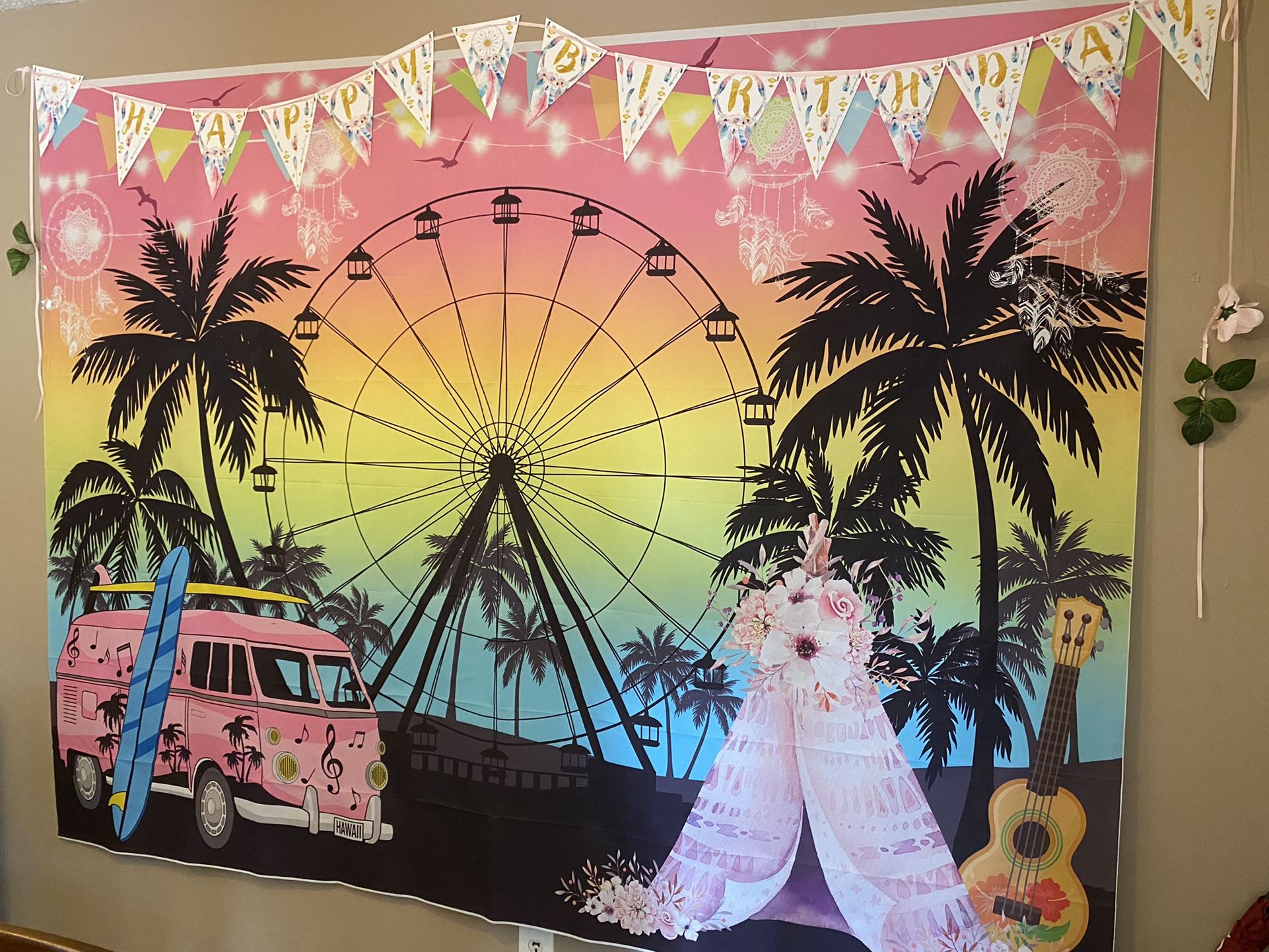Coachella Themed Party Decoration