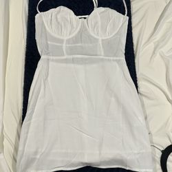 Oh Polly Mini White Dress