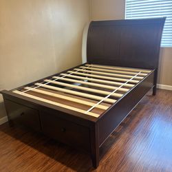 Sleigh Bedframe Full