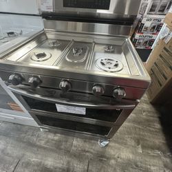 Samsung Gas  Duo Double Oven NEW  $25 down 