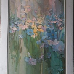 Canvas Painting Two Feet In Length And 60 Across