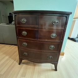 Vintage Audio Cabinet Mahogany 