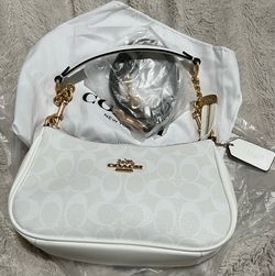 Coach White Teri Shoulder Bag