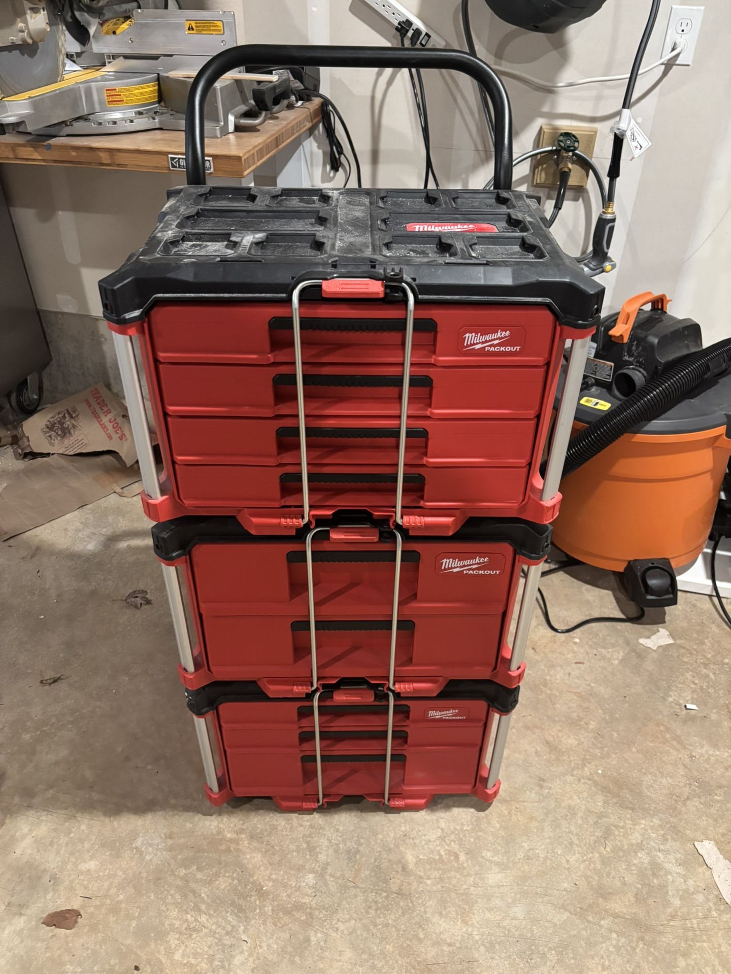 Milwaukee Packout Utility Cart And Drawers